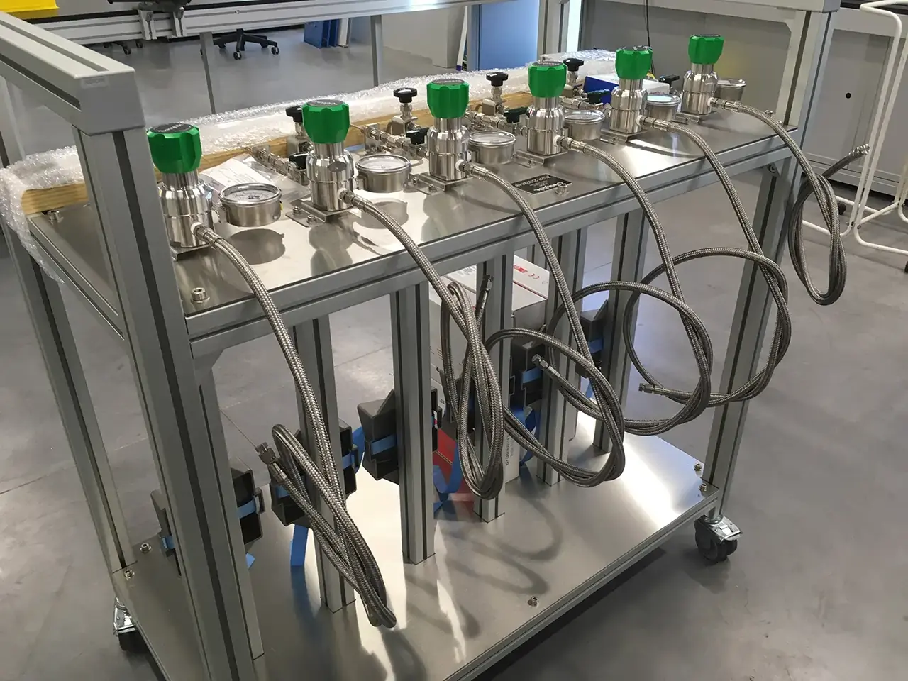 Systeme-distribution-de-gaz-sur-chariot